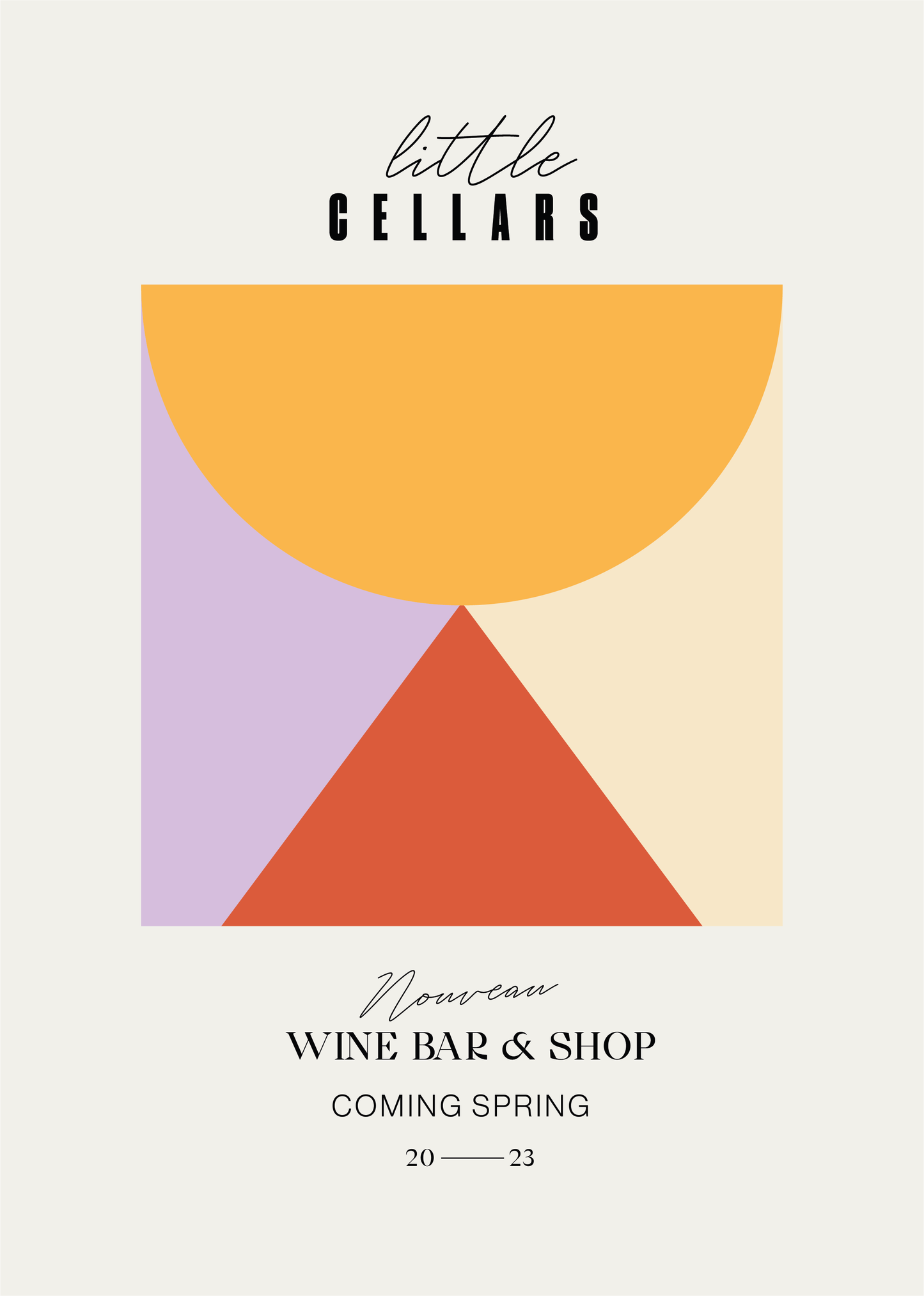 Little Cellars Opening Poster A3