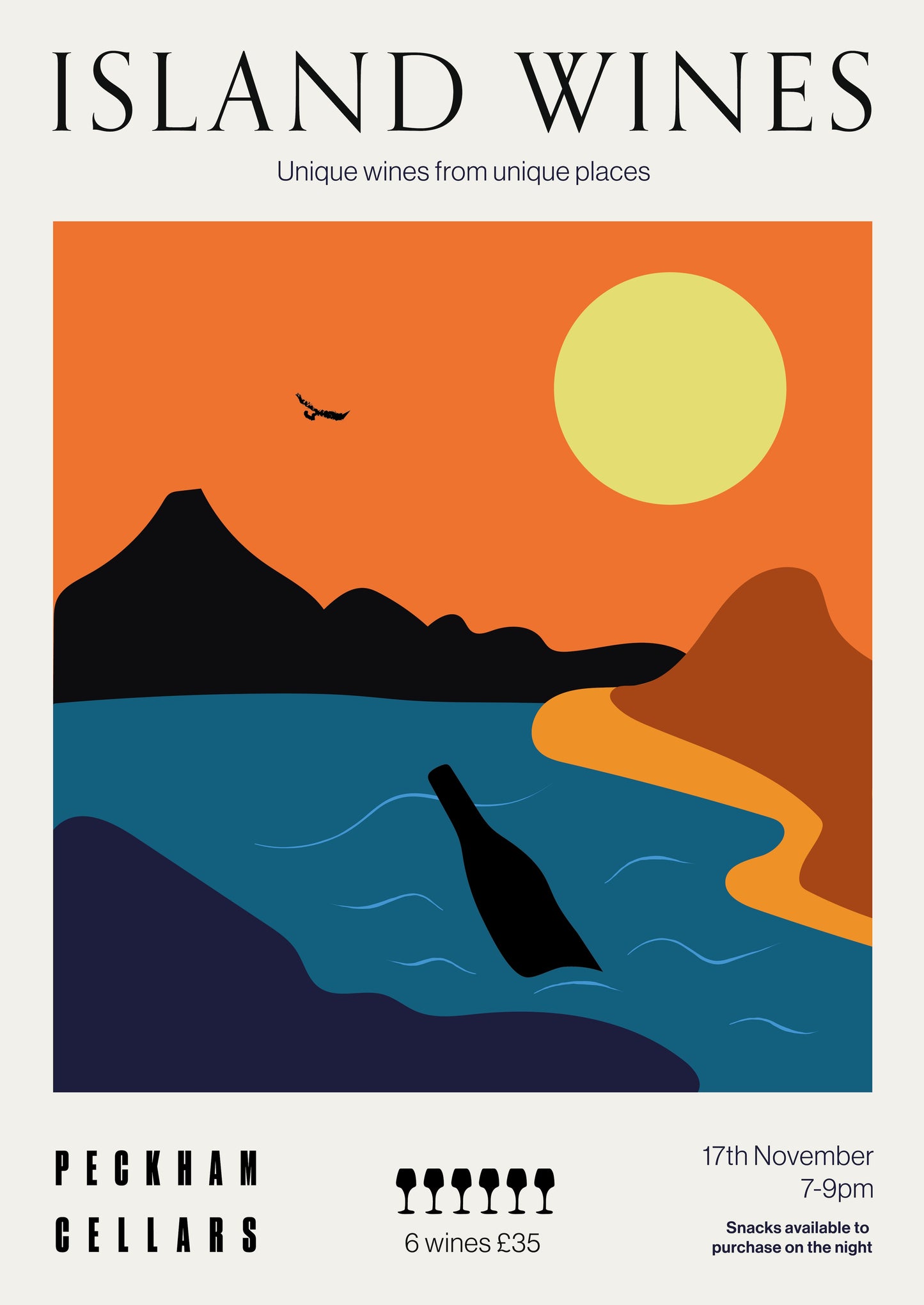 Island Wines A3 print